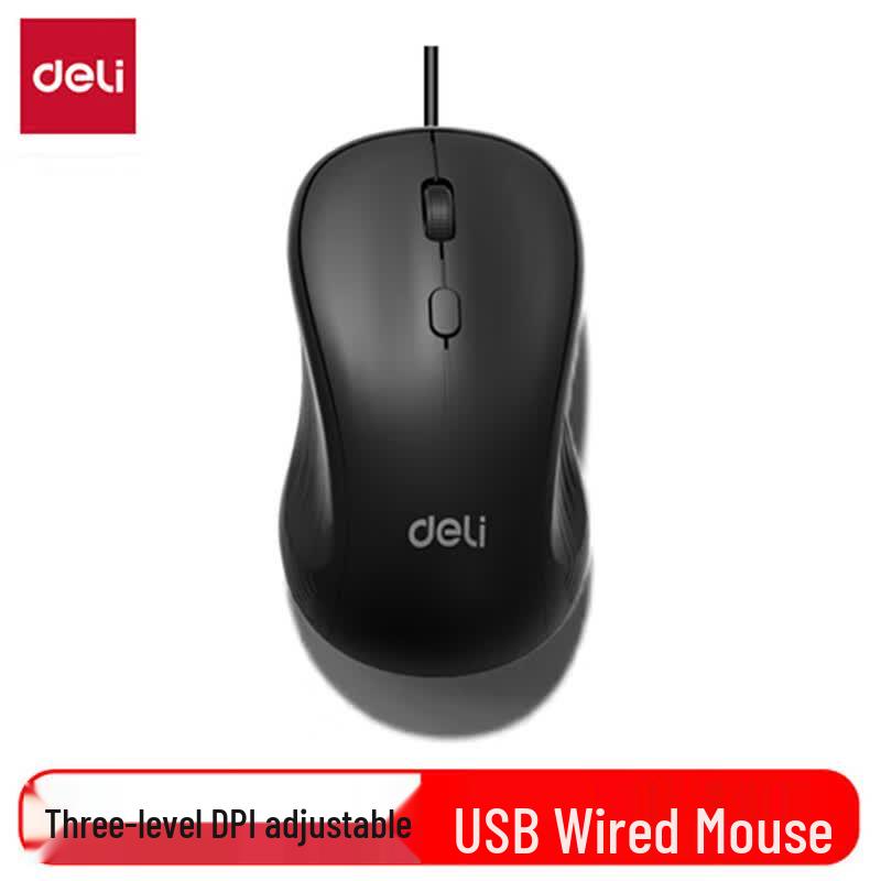 Deli LN10 Wired USB Office Mouse