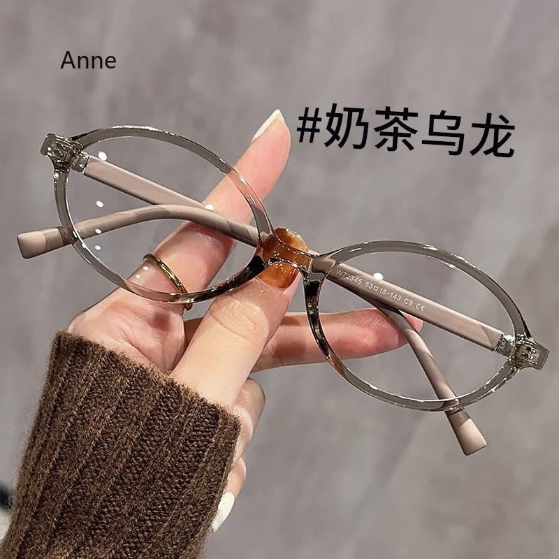 Korean Style Tortoiseshell Oval Frame Prescription Glasses for Women/Men Myopia Glasses Gafas Hombre