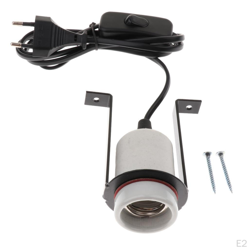 Reptile Turtle Amphibian Lamp Holder, Bearded Dragon Lizard Heat Bulb Socket