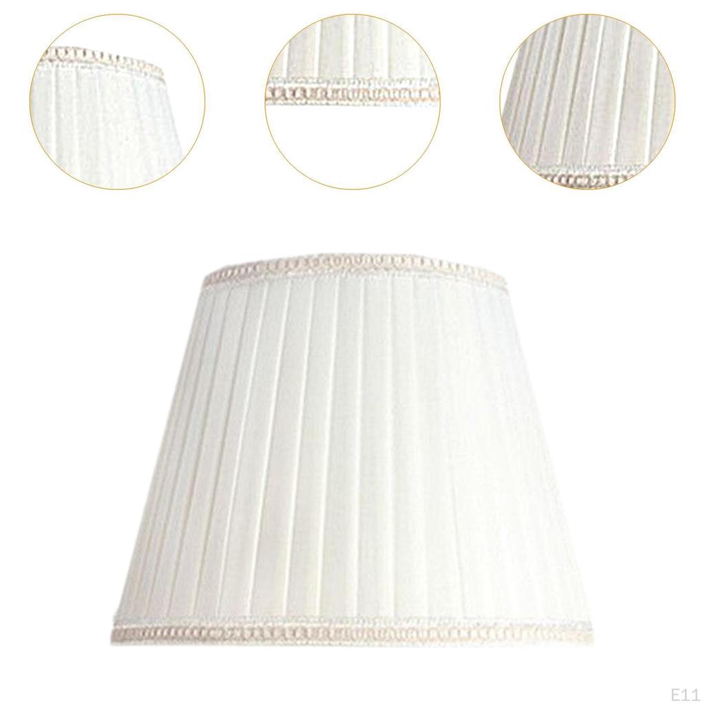 Cloth Lamp Shade Fabric Lampshade Table Lamp/Floor Replacement Lightweight Home Decoration
