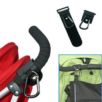 Universal Baby Stroller Pram Diaper Shopping Bag Hanger Metal Hook Holder Clip