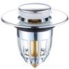 1PC Press Bounce Basin Pop-up Drain Filter Bathroom Shower Sink Filter Plug Wash Basin Hair Sink Strainer Kitchen Bathtub Stopper