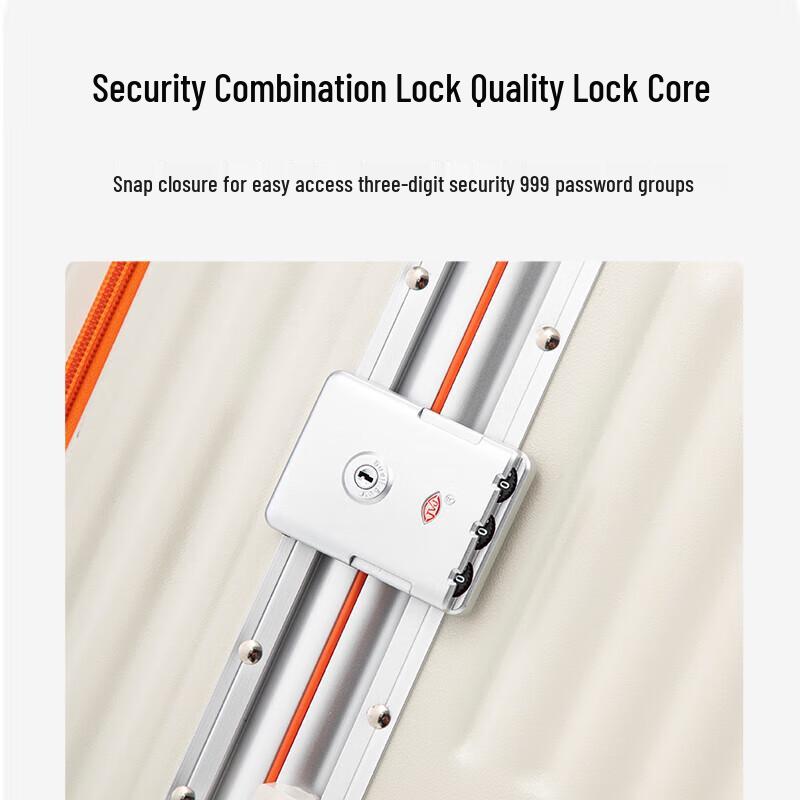 SHERIDAN Front-Opening Aluminum Frame Trolley Suitcase