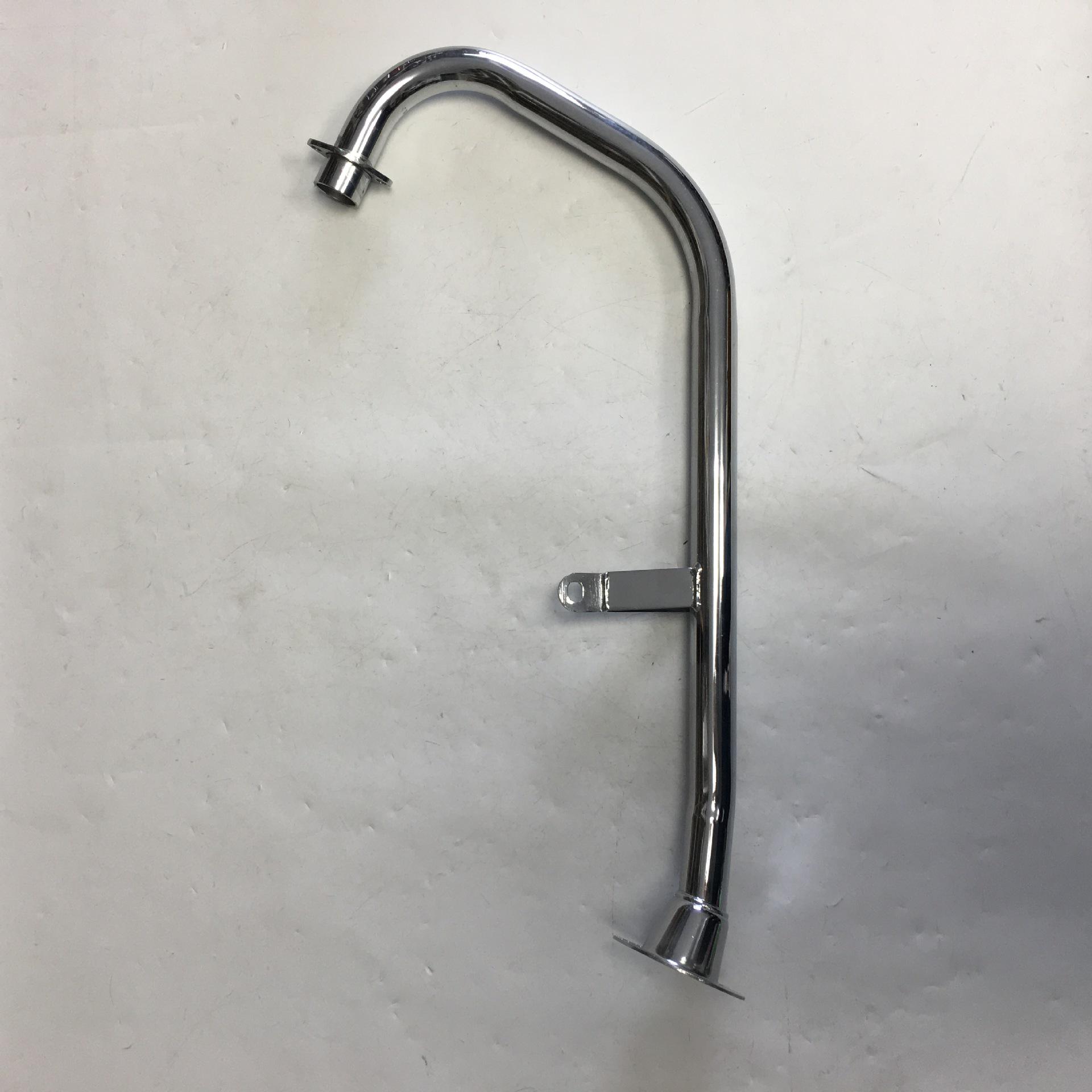 

ZJ125 CG125 Motorcycle Chrome-Plated Front Exhaust Pipe Elbow