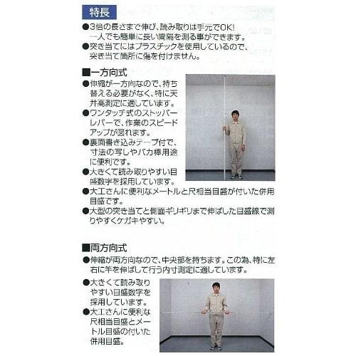 Shinwa Sokutei Triple Scale Nobisuke Bidirectional B 9 Shaku 3 Sun Dual Graduations 65162