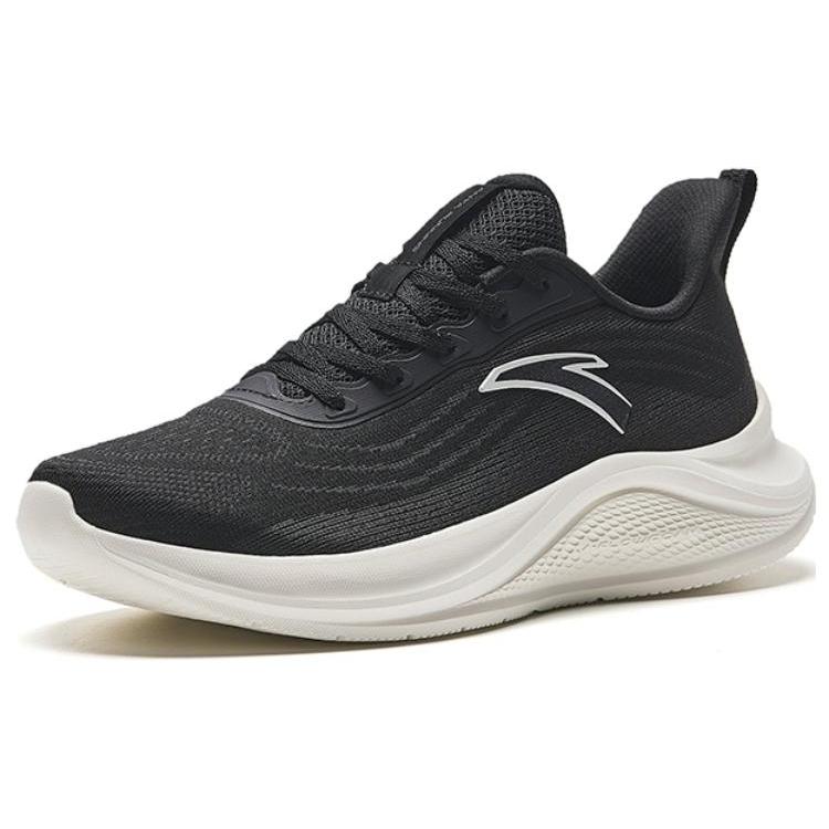 Anta Slip Resistant Abrasion Resistant Low top Running Shoes Women's Black Gray 922335571-2