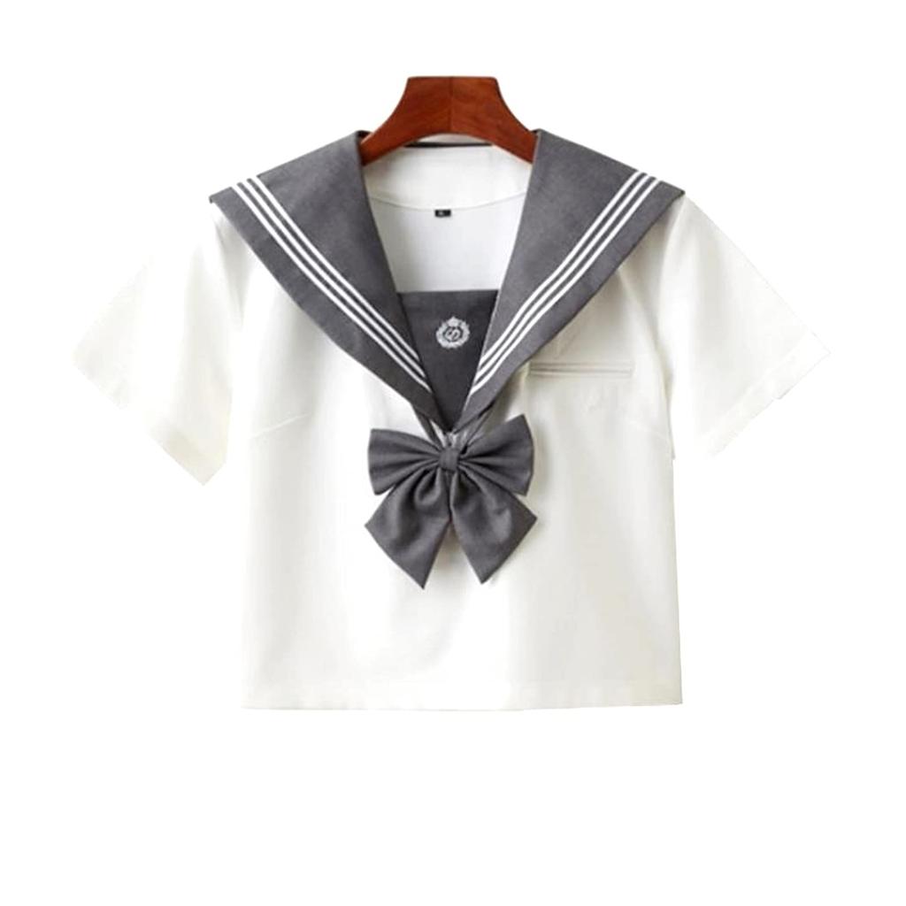 Sailor costume large short high school girl school high school girl JK comes with 2 balloons [SCGEHA] cosplay, size, sleeves, gray, uniform, uniform,
