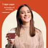 Deli 280mL Double-Layer Disposable Paper Cups