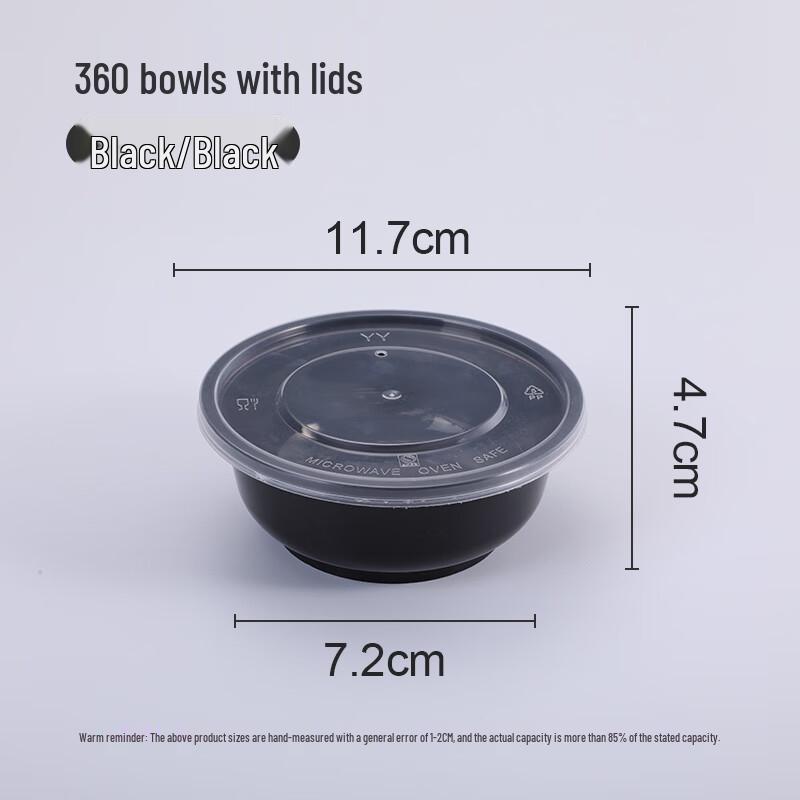 Thickened Disposable Round Food Container