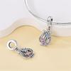 Romantic Music Charms Beads 925 Silver Piano Violin Red Guitar Punk Saxophone Pendants Fit Qikaola Bracelet DIY Jewelry