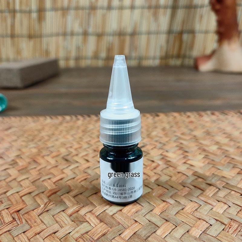 DIY Lacquer Round Fan Painting Set - Includes Pigment and Absorbent Paper