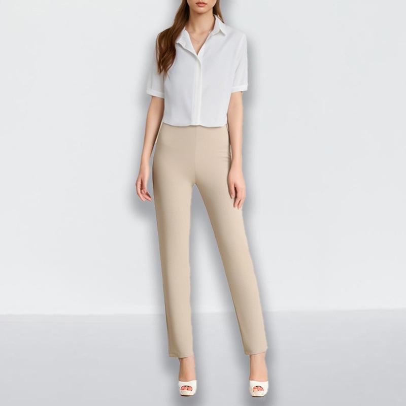 

Medium and long casual pants women s summer long pants autumn women s small black high waist a word women s drape M (recommended weight 90-50kg)