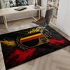 Belgian Football Association Emblem Area Rug Office rug, Chair Rug, Decor Carpet Livingroom bedroom Mat, Large Size Fan gifts Christmas gifts