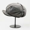 Asymmetric Retro Octagonal Hat Big Head Circumference Women Artist Hat Cloud Beret Cap  Party