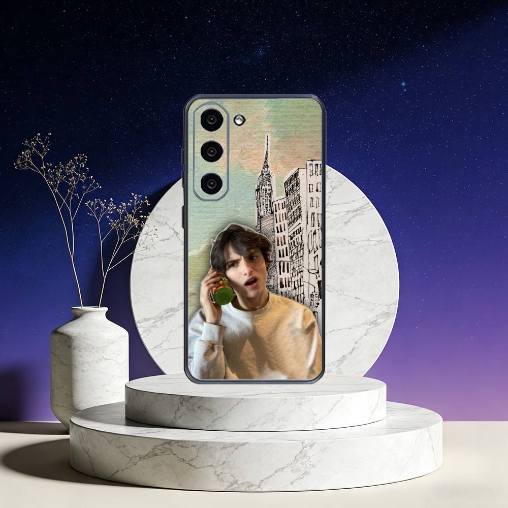 

Actor Finn Wolfhard Phone Case For Samsung Galaxy A73,A72,A71,A70,A53,A52,A51,Others Soft Black Cover Samsung a73 5g