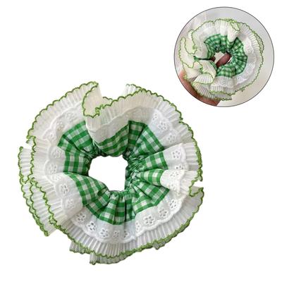 Vintage Lace Hair Scrunchies Thick Updo Oversized Hair Scrunchy Elegant Hair Rope Scrunchy Women Ponytail Holder