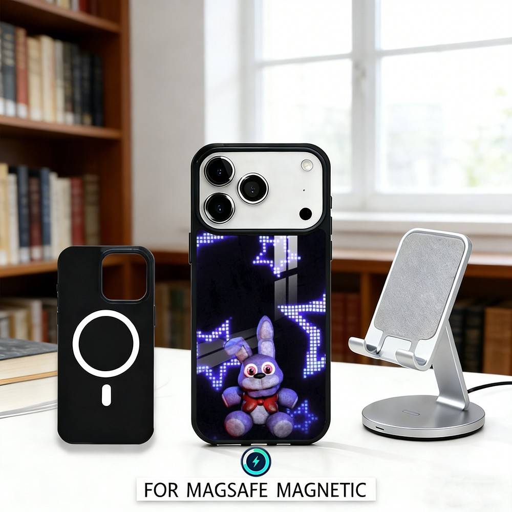 

F-Five-Nights-At-Freddys F-Fnaf Phone Case For iPhone17,16,15,14,13,12,Pro,Max,Magnetic For Magsafe Wireless Charging iPhone16PRO