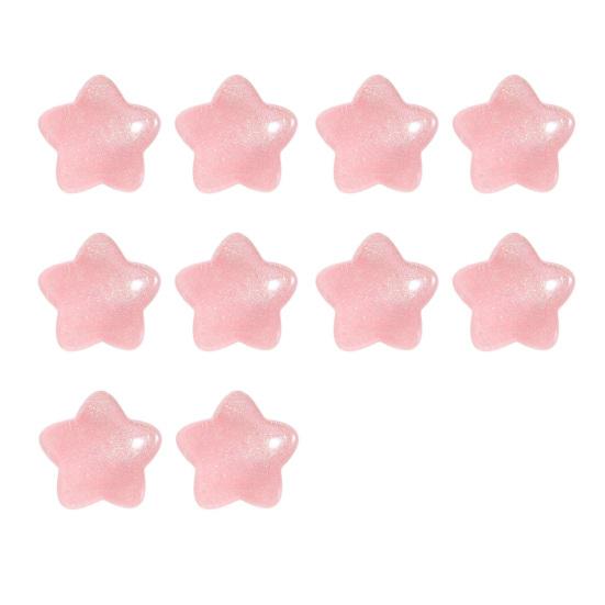 10 bucăți mărgele stea, culoare strălucitoare, ornamente drăguțe din rășină, bijuterii, artizanat, accesorii pentru husa pentru telefonul mobil