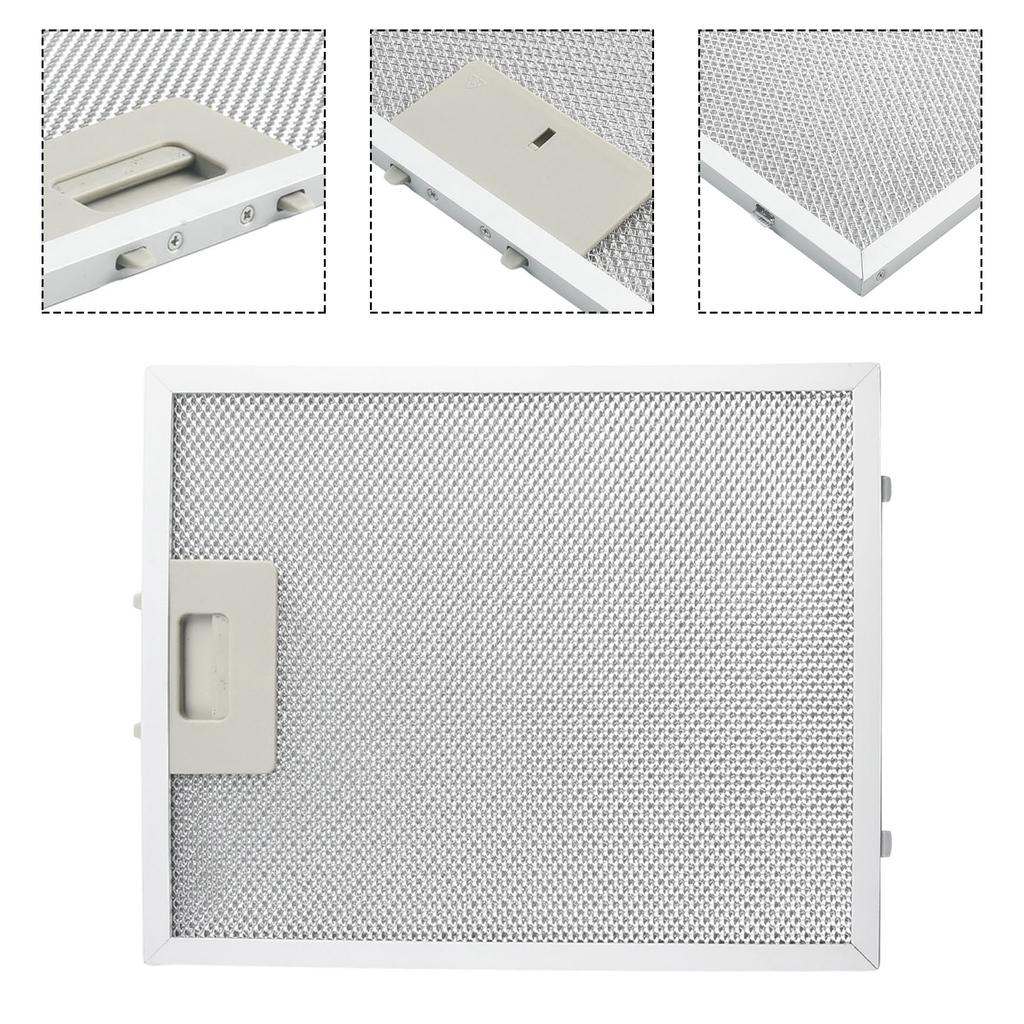 Cooker Hood Grease Filter Instrument Metal Replacement Cooking Exhaust Fans Grease Household Improvement Stainless Steel Vent