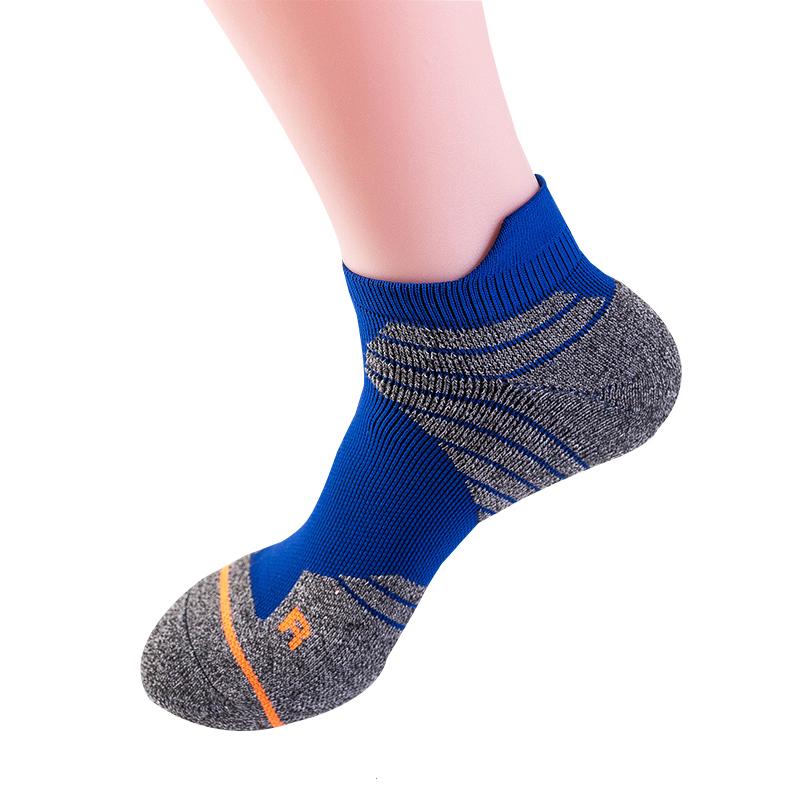 Women Men Sport Ankle Socks Breathable Cushioned Heel Toe Outdoor Use Running Basketball Low Cut Socks