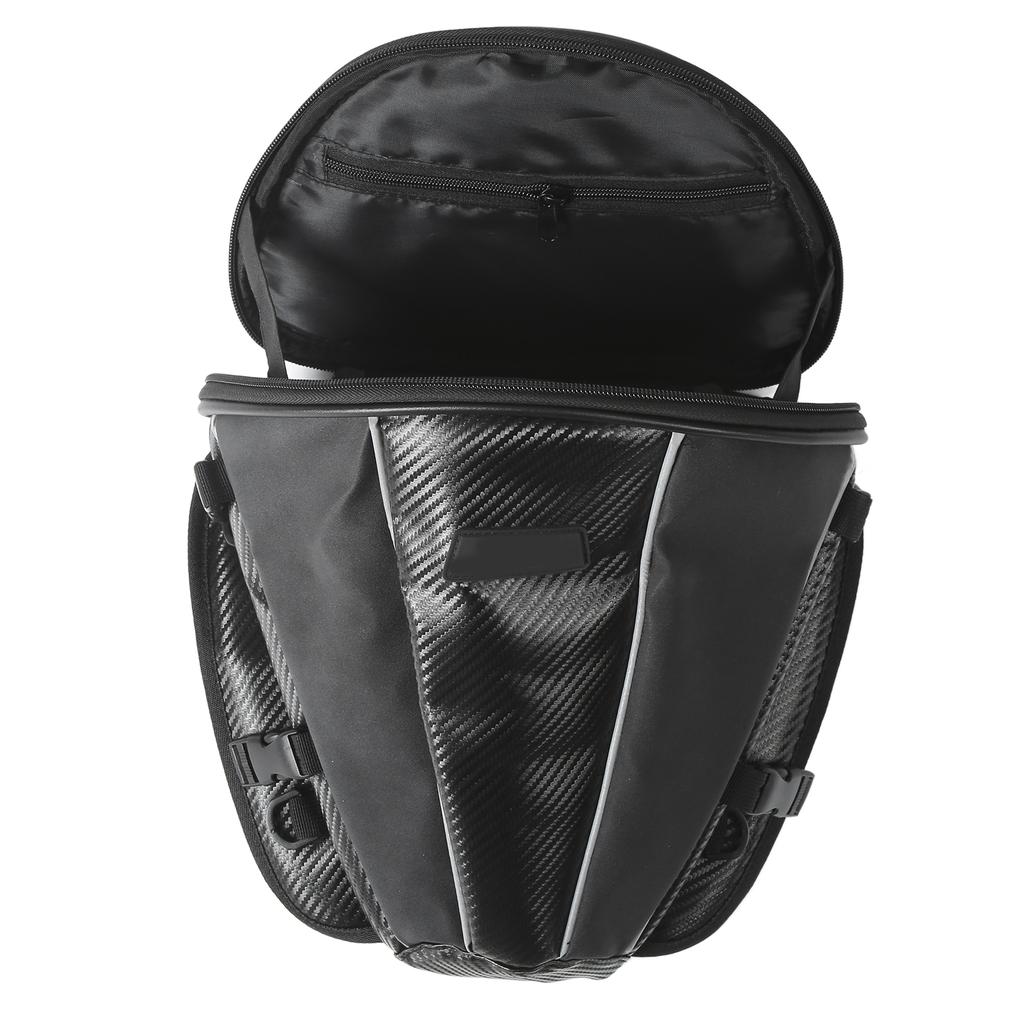 Motocyklowa Torba na Tylne Siedzenie Pakiet Ogonowy PU Wysoka Pojemność Lekka Przenośna Wodoodporna z Pokrowcem Przeciwdeszczowym