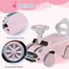 Foot To Floor Ride On Car Sliding Car W/ Air Horn, Anti-Over-Backwards, 18 To 36 Months - Pink