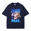 French Rapper Team JUL Graphic Tshirt Men Women Hip Hop Fashion Trend Tshirt Male Casual Oversized Cotton Short Sleeve T Shirts