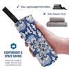 Asciugamano da Spiaggia Classico Blu di Lisbona con Piastrelle Azulejo Floreali Microfibra Morbida Asciugatura Rapida Assorbente Asciugamani Rapidi Per Bagno