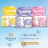 Yardley London Clear Gel Soap Bar Assorted  With Pure Glycerin And Floral Oils For Soft Moisturized Skin 125G x 6N Each