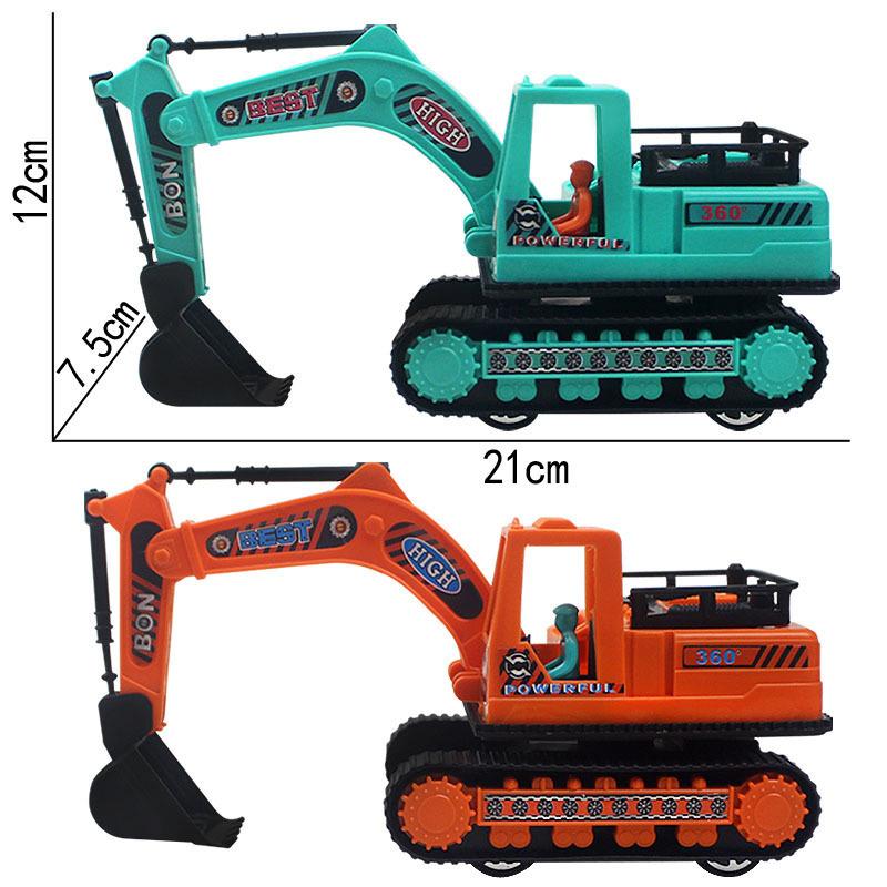 Engineering Diecast Toys for Boys Plastic Construction Excavator Kids Truck Children Vehicle Model Gifts
