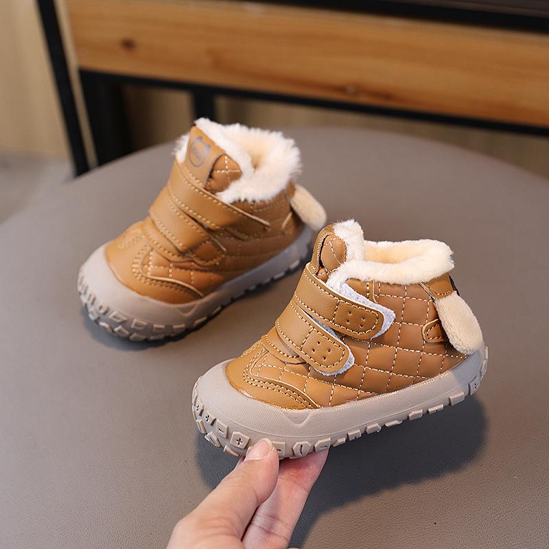Infant Soft-soled Baby Walker Shoes with Fleece Lining, Children s Anti-slip Walking Shoes 16