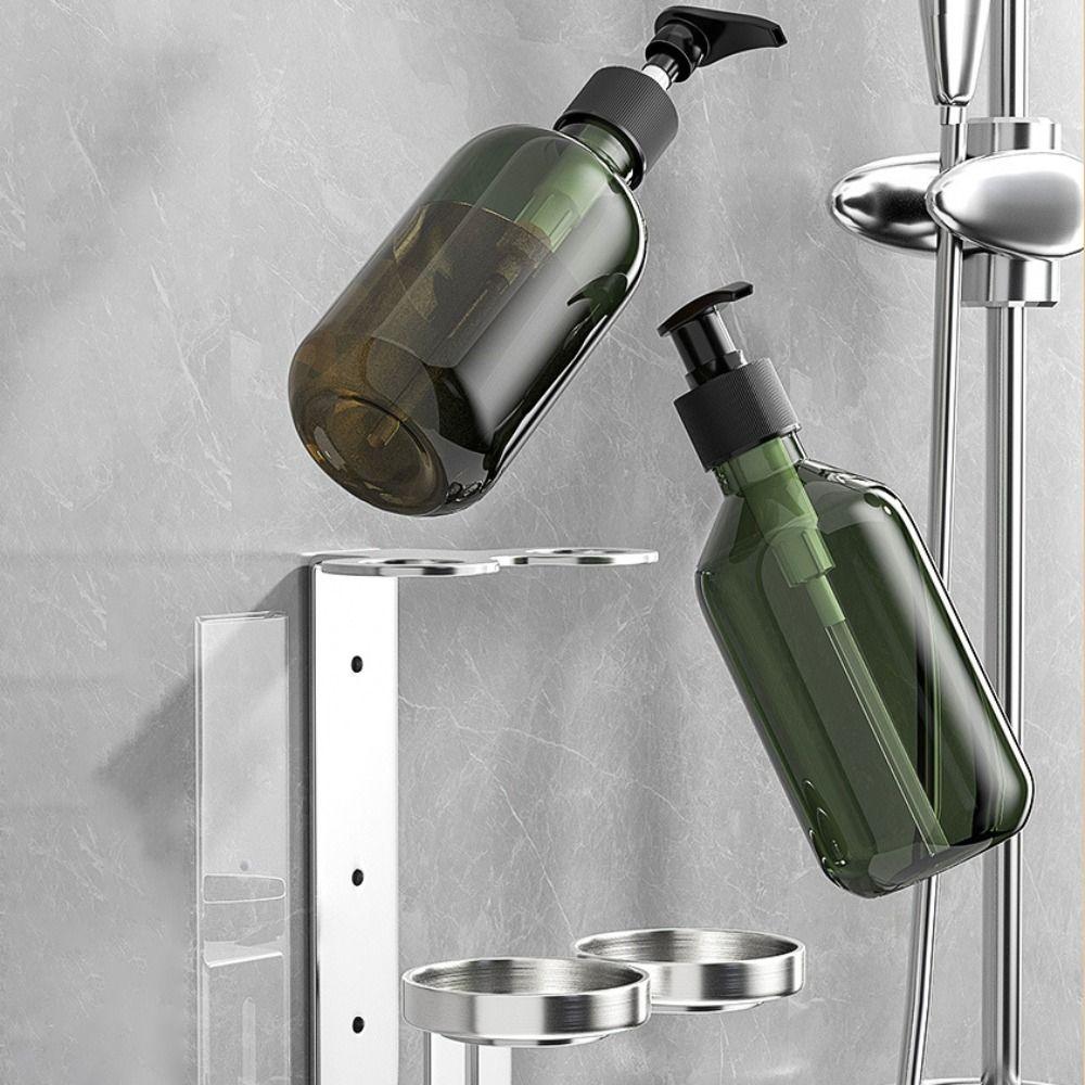Plastic Manual Soap Dispenser Stainless Steel Shampoo Dispenser Wall Mounted Soap Dispenser Hotel