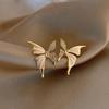 Enamel Butterfly Zircon Animal Stud Earrings for Women Girl New Trend Girl Korean Love Aesthetic Daily Life Minimalist Jewelry