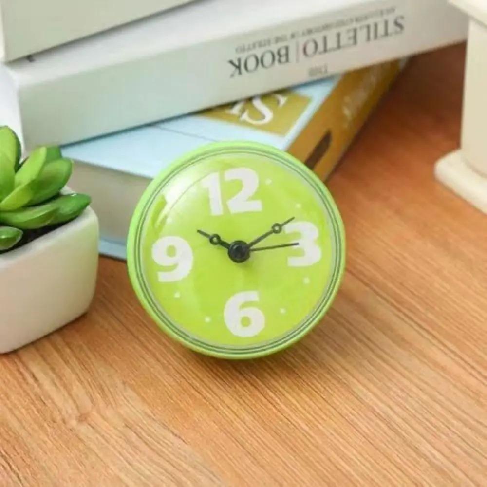 Suction Cup Wall Clock Bathroom Shower Silicone Clock, Waterproof Sticker, Wall Clocks