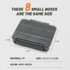 Fishing Lure Stacking Storage Box Classification Storage Large Capacity Waterproof Stick Bait Vib Fishing Tool Fishing Gear Acce