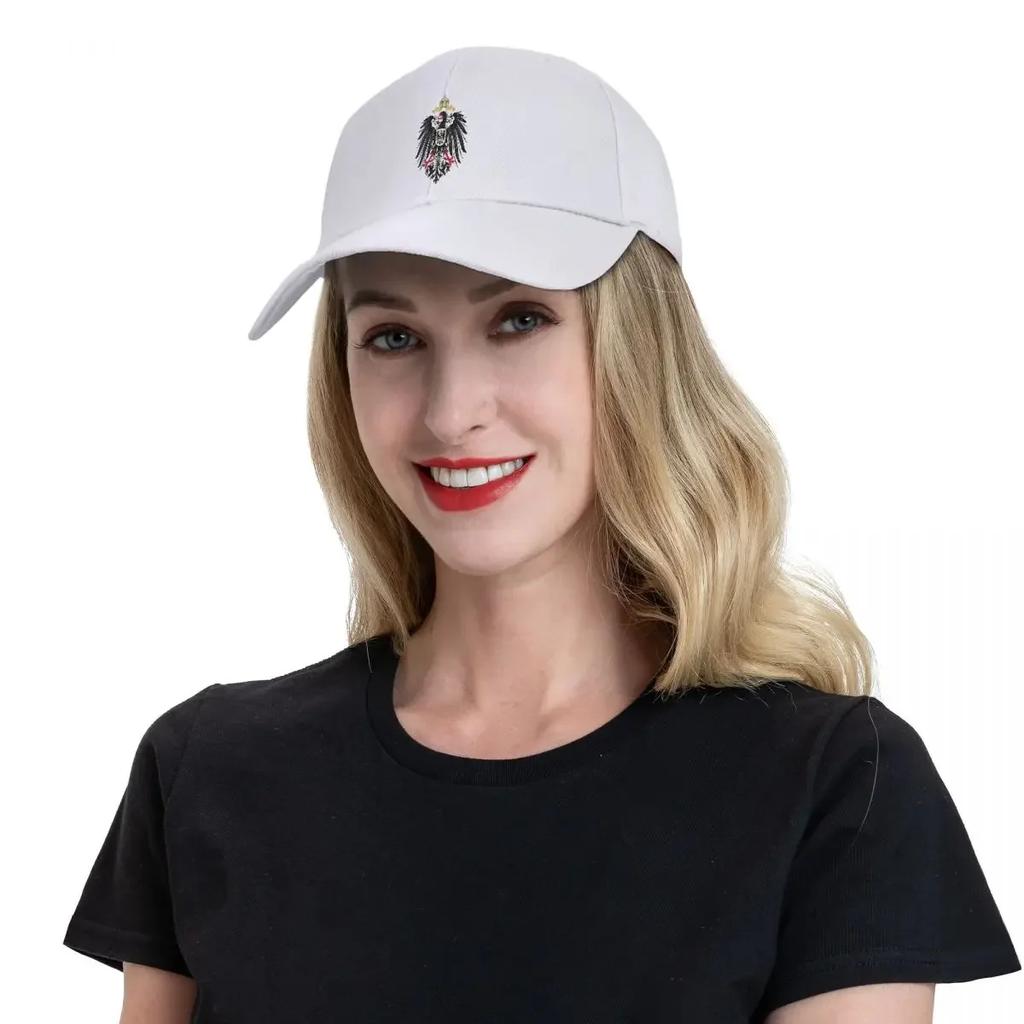 Klassische Unisex Baseballkappe mit Adler des Deutschen Kaiserreichs, Erwachsenen Wappen Deutschlands, Verstellbare Papa-Hut, Damen Herren Hip Hop Sonnenhüte