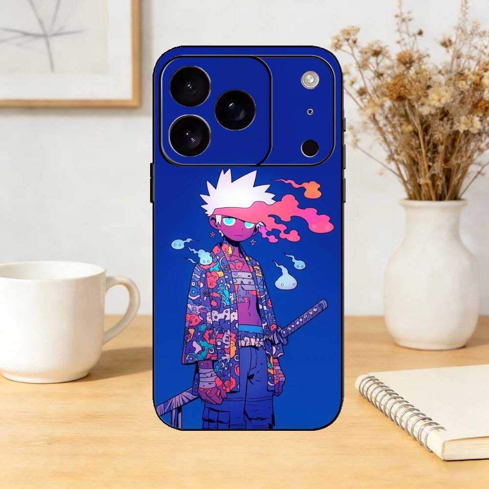 

Cartoon Lofai Girl Art Phone Case For iPhone 17,16,15,14,13,12,11 Plus,Pro,Max,Mini Silicone black Soft Cover iPhone11PROMAX
