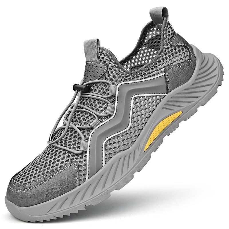 

Men s shoes casual shoes breathable tooling shoes breathable tide shoes high quality casual men s shoes outdoor foreign trade walking shoes 38 серый
