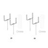 2 pièces Support Métallique pour Gouttière Support de Tuyau d'Eau de Pluie Antirouille Stabilisateur Ancrages pour Support de Tuyau