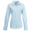 Premier Womens/Ladies Signature Oxford Long-Sleeved Shirt