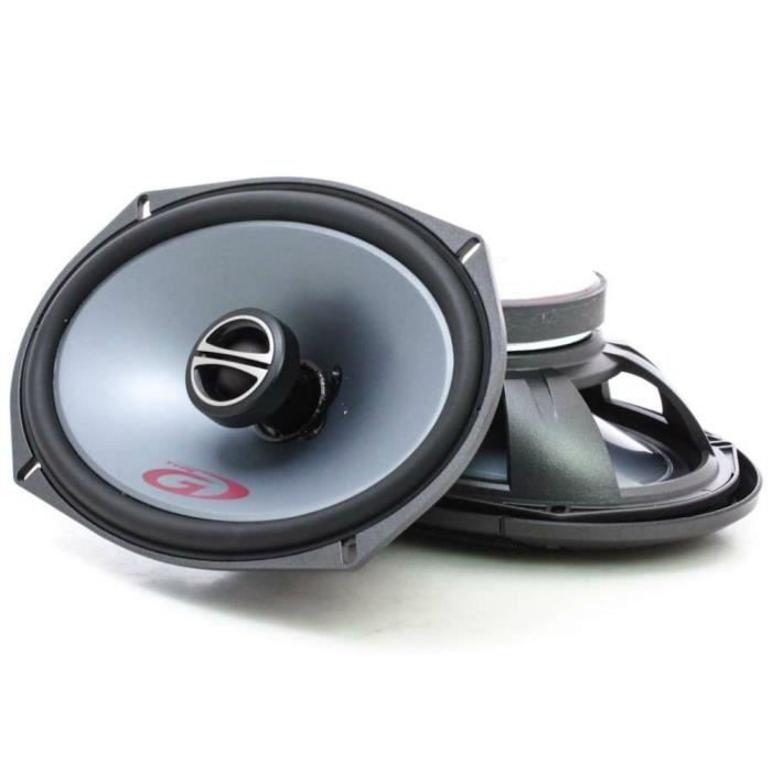 2 alpine spg-69c2 2-way coaxial speakers 6 x 9  16 x 24 cm 160 x 240 mm 75 watts rms 300 watts max 4 ohms 91 db, the pair