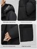 Unisex Trendy Long Over-the-Knee Winter Hooded Down Coat