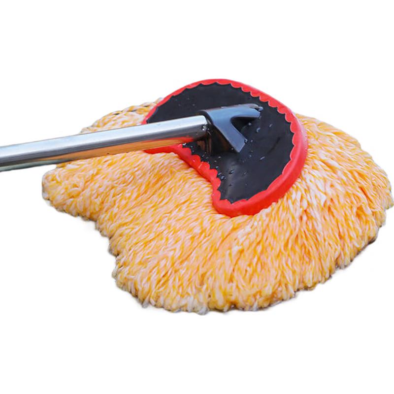 Mandle Soft Bristle Car Wash Water Flow Mop Brush