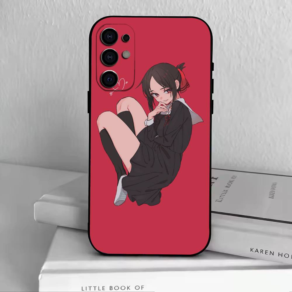Love Kaguya-sama Phone Case For Samsung S25,S24,S21,S22,S23,S30,Ultra,S20,Plus,Fe,Lite,Note,10,Black Cover