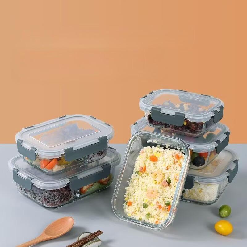 Heat-Resistant Glass Food Storage Container