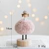 Christmas Plush Angel Girl Pendant Christmas Angel Decoration Desktop Ornament White Pink Angel Pendant New Year 2025