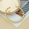 Twisted Brass Thread Fashion Bracelet with European & American Style