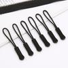 10PCS Zipper Head Extension Cord Tags Pulls Slider Cord Rope Puller Ends Lock Zip Clip Buckle for Bag Outdoor