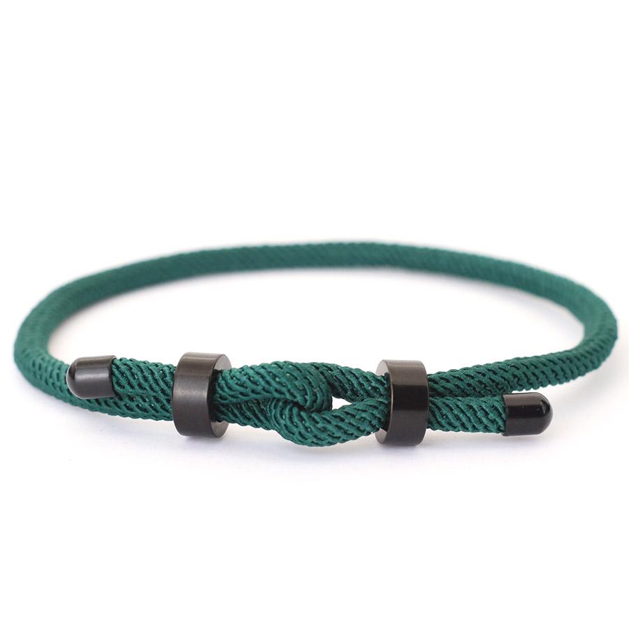 Adjustable Men Lucky Red Rope Bracelet With Grade A 4mm String Stainless Steel Clasp Outdoor Cycling Braclet Gift For Him Joias