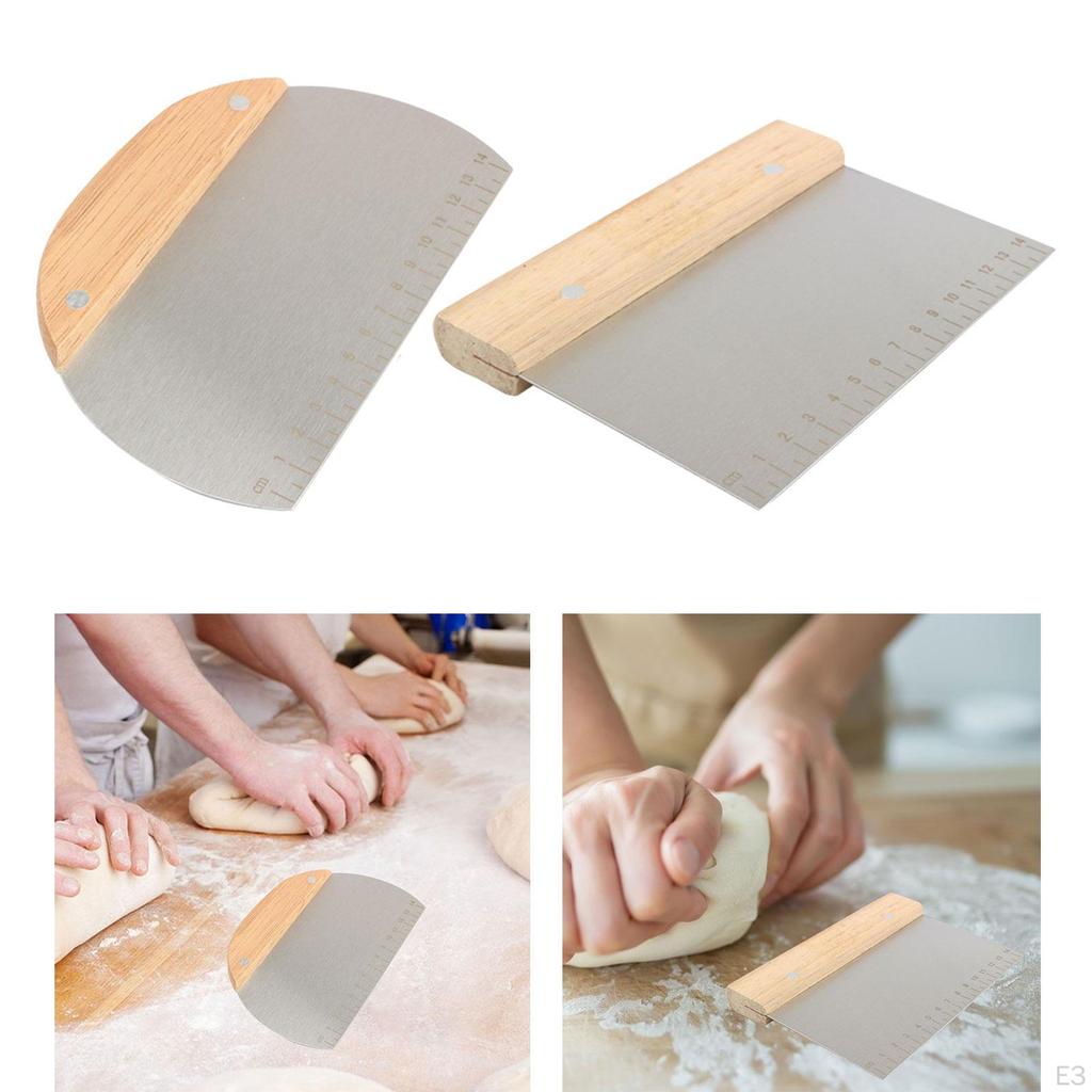 Precision Stainless Steel Pizza Slicer with Handy Measurement Guide